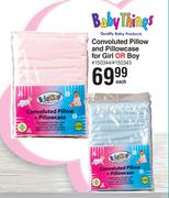 Baby Things Convoluted Pillow & Pillowcase For Girl Or Boy-Each