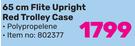 Tosca 65cm Flite Upright Red Trolley Case