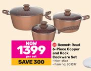Bennett Read 6 Piece Copper & Rock Cookware Set-Per Set