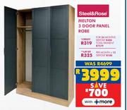 Steel & Rose Melton 3 Door Panel Robe