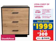 Steel & Rose Lydia Chest Of Drawers