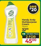 Handy Andy Multipurpose Cream-For 2 x 750ml
