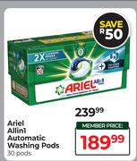 Ariel Allin 1 Automatic Washing Pods-30Pods