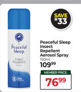 Peaceful Sleep Insect Repellent Aerosol Spray-150ml