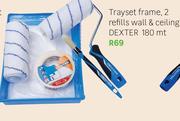 DEXTER Trayset Frame, 2 Refills Wall & Ceiling 180Ml