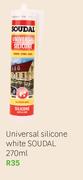 Soudal Universal Silicone White-270ml