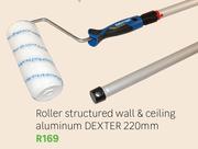DEXTER Roller Structured Wall & Ceiling Aluminium 220mm
