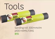 Hamiltons Sanding Roll 300mm X 1m P100 