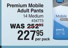 Molicare Premium Mobile Adult Pants (14 Medium)-Per Pack