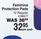 Clemens Feminine Protection Pads (12 Regular)-Per Pack