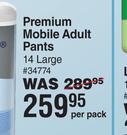 Molicare Premium Mobile Adult Pants (14 Large)-Per Pack