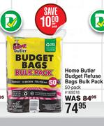 Home Butter Budget Refuse Bags Bulk Pack-50's Pack