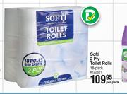 Softi 2 Ply Toilet Rolls-18 Per Pack