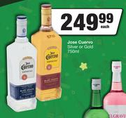 Jose Cuervo Silver Or Gold-750ml Each