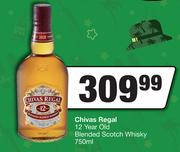 Chivas Regal 12 Year Old Blended Scotch Whisky-750ml