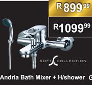 Andria Bath Mixer + H/Shower