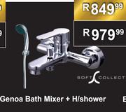 Genoa Bath Mixer + H/Shower