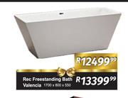 Rec Freestanding Bath Valencia-1700 x 800 x 550