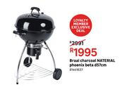 Naterial Braai Charcoal Phoenix Beta D 57cm