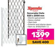 Xpanda Securador Gate 820 x 2000mm-Each