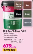 Simple Choice 20L Roof & Pave Paint-Each