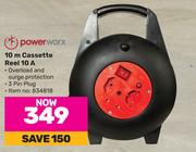 Power Worx 10m Cassette Reel 10A