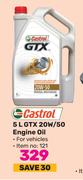 Castrol 5L GTX 20W/50 Engine Oil