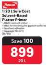 Plascon 20L Sure Coat Solvent Based Plaster Primer-Each