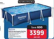 Bestway Steel Pro Rectangular Pool Set-Per Set