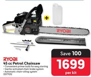 Ryobi 45cc Petrol Chainsaw-Per Kit