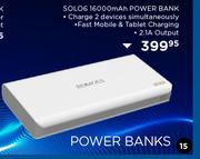 Romoss Solo6 16000mAh Power Bank