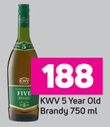 KWV 5 Year Old Brandy-750ml