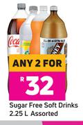 Sugar Free Soft Drinks Assorted-For 2 x 2.25L