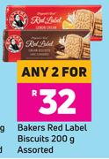 Bakers Red Label Biscuits Assorted-For Any 2 x 200g