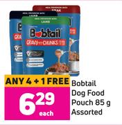 Bobtail Dog Food Pouch Assorted-85g Each