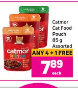 Catmor Cat Food Pouch Assorted-85g Each