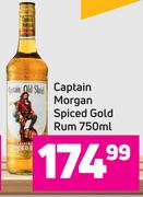 Captain Morgan Spiced Gold Rum- 750ml