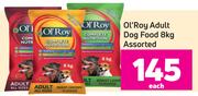 Ol'Roy Adult Dog Food 8Kg Assorted- Each