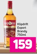Klipdrift Export Brandy- 750ml