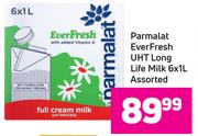 Parmalat Everfresh UHT Long Life Milk-6x1L Assorted