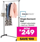 Mainstays Single Garment Rail
