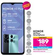 Honor X5 Plus Smartphone-On Red Flexi 160