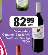 Beyerskloof Cabernet Sauvignon/ Merlot Or Pinotage-750ml Each