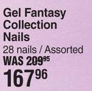 Kiss Gel Fantasy Collection Nails 28 Nails Assorted