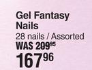Kiss Gel Fantasy Nails 28 Nails Assorted