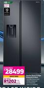 Samsung 617L Gentle Black Fridge RS64R5311B4