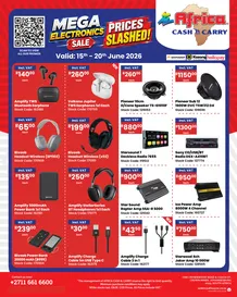 Africa Cash And Carry : Mega Electronics Sale (15 June - 20 June 2026)