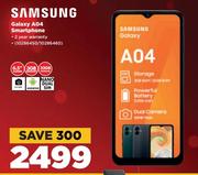 Samsung Galaxy A04 Smartphone