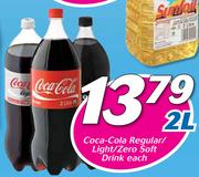 Coca-Cola Regular/Light/Zero Soft Drink-2L Each