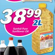 Sunfoil Pure Sunflower Oil-2L